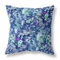 Palacedesigns 16 in. Springtime Indoor & Outdoor Throw Pillow Purple & Blue PA3101405